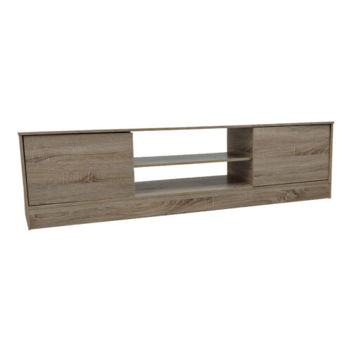 Έπιπλο τηλεόρασης Sasa pakoworld σε sonoma απόχρωση 150x35x41.5εκ (x1)