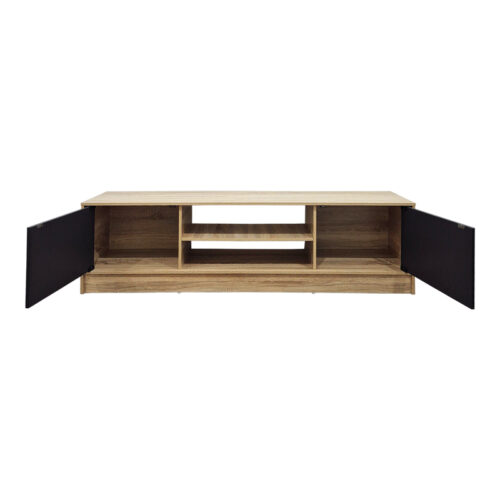 Έπιπλο τηλεόρασης Sasa pakoworld sonoma-ανθρακί 150x35x41.5εκ (x1)