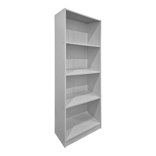 Βιβλιοθήκη Kendy pakoworld λευκό 60x30x167εκ (x1)