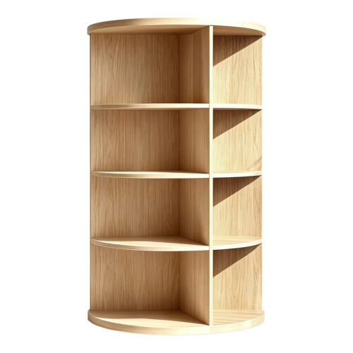 Γωνιακή ραφιέρα Benzal pakoworld sonoma MDF 80x30x120εκ (x1)