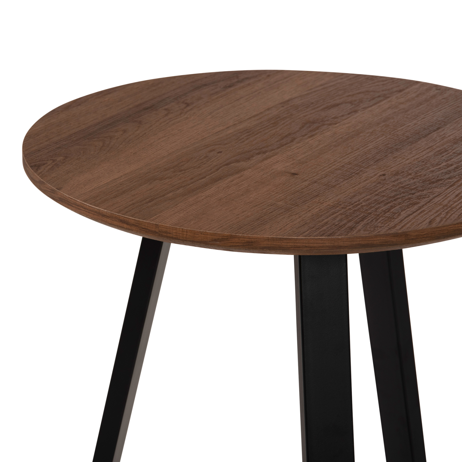 ΒΟΗΘΗΤΙΚΟ ΤΡΑΠΕΖΑΚΙ ROCKET HM9587.04 MDF ΚΑΡΥΔΙ-ΜΑΥΡΗ ΜΕΤΑΛΛΙΚΗ ΒΑΣΗ Φ45x55Υεκ. (x1) - Image 4