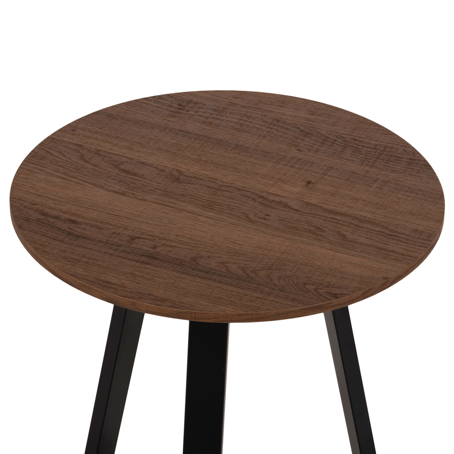 ΒΟΗΘΗΤΙΚΟ ΤΡΑΠΕΖΑΚΙ ROCKET HM9587.04 MDF ΚΑΡΥΔΙ-ΜΑΥΡΗ ΜΕΤΑΛΛΙΚΗ ΒΑΣΗ Φ45x55Υεκ. (x1) - Image 5