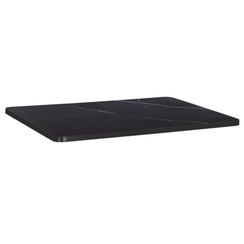ΕΠΙΦΑΝΕΙΑ ΤΡΑΠΕΖΙΟΥ SINTERED STONE HM6656.03 BLACK MARBLE-ΠΛΑΙΣΙΟ ALU ΜΑΥΡΟ 120x80εκ. (x1)