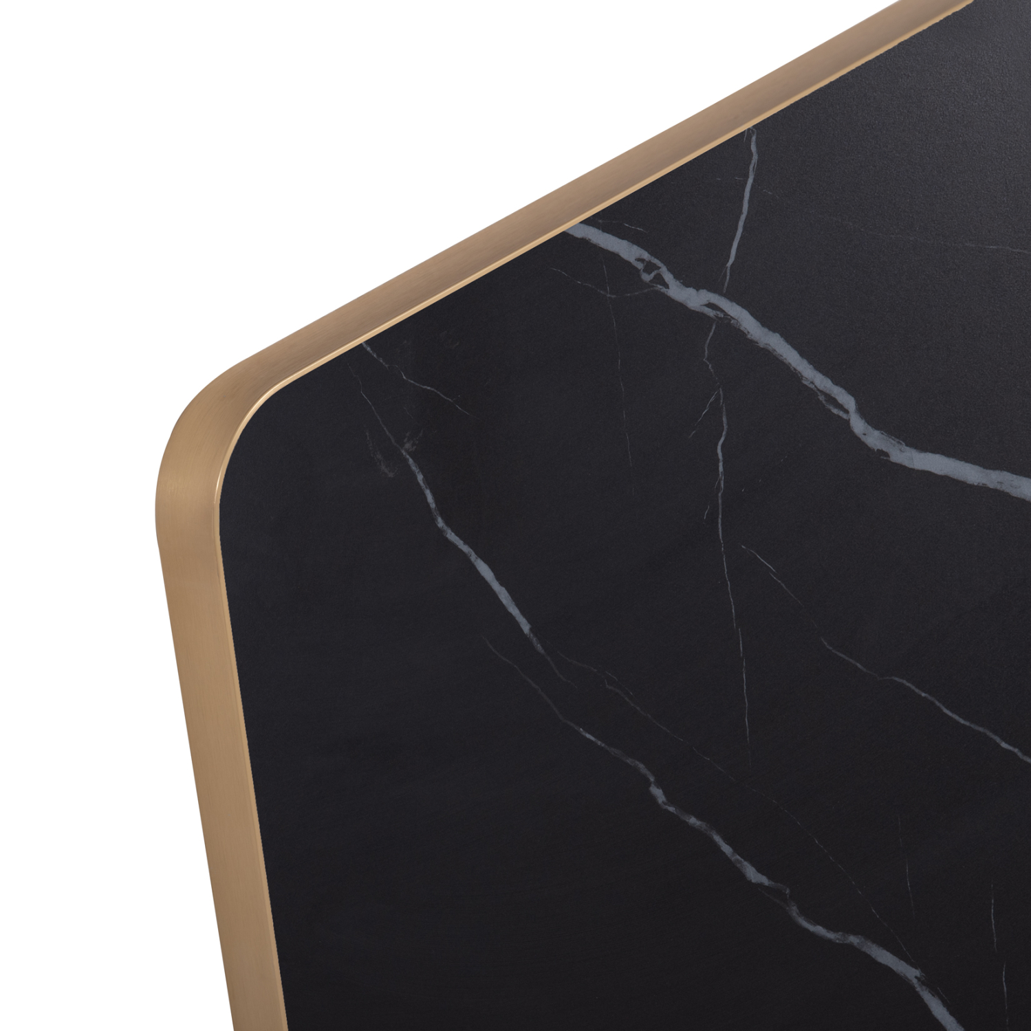 ΕΠΙΦΑΝΕΙΑ ΤΡΑΠΕΖΙΟΥ SINTERED STONE HM6655.13 BLACK MARBLE--ΠΛΑΙΣΙΟ ALU ΧΡΥΣΟ 80x80εκ. (x1) - Image 9