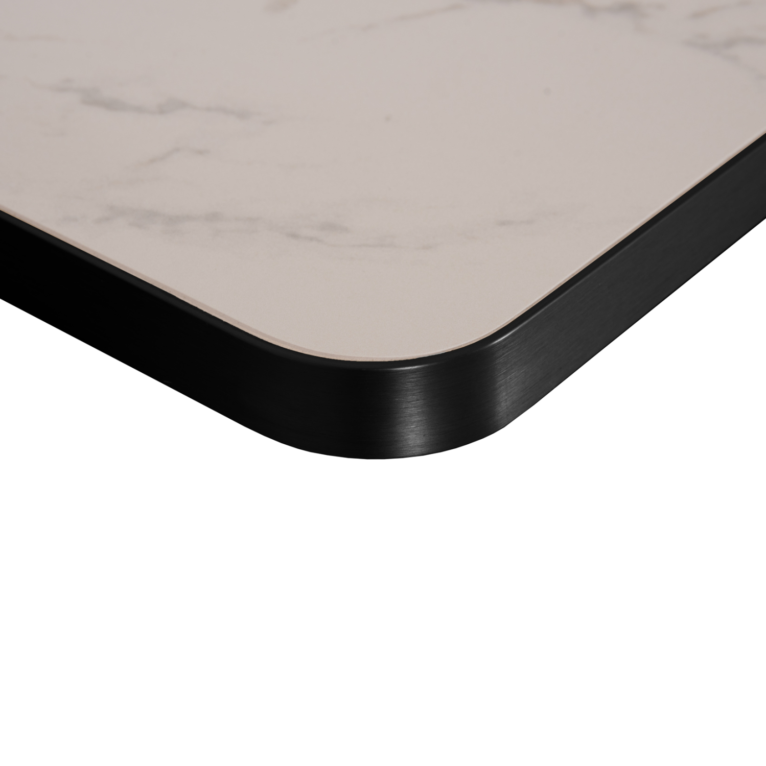 ΕΠΙΦΑΝΕΙΑ ΤΡΑΠΕΖΙΟΥ SINTERED STONE HM6655.02 WHITE MARBLE--ΠΛΑΙΣΙΟ ALU ΜΑΥΡΟ 80x80εκ. (x1) - Image 10