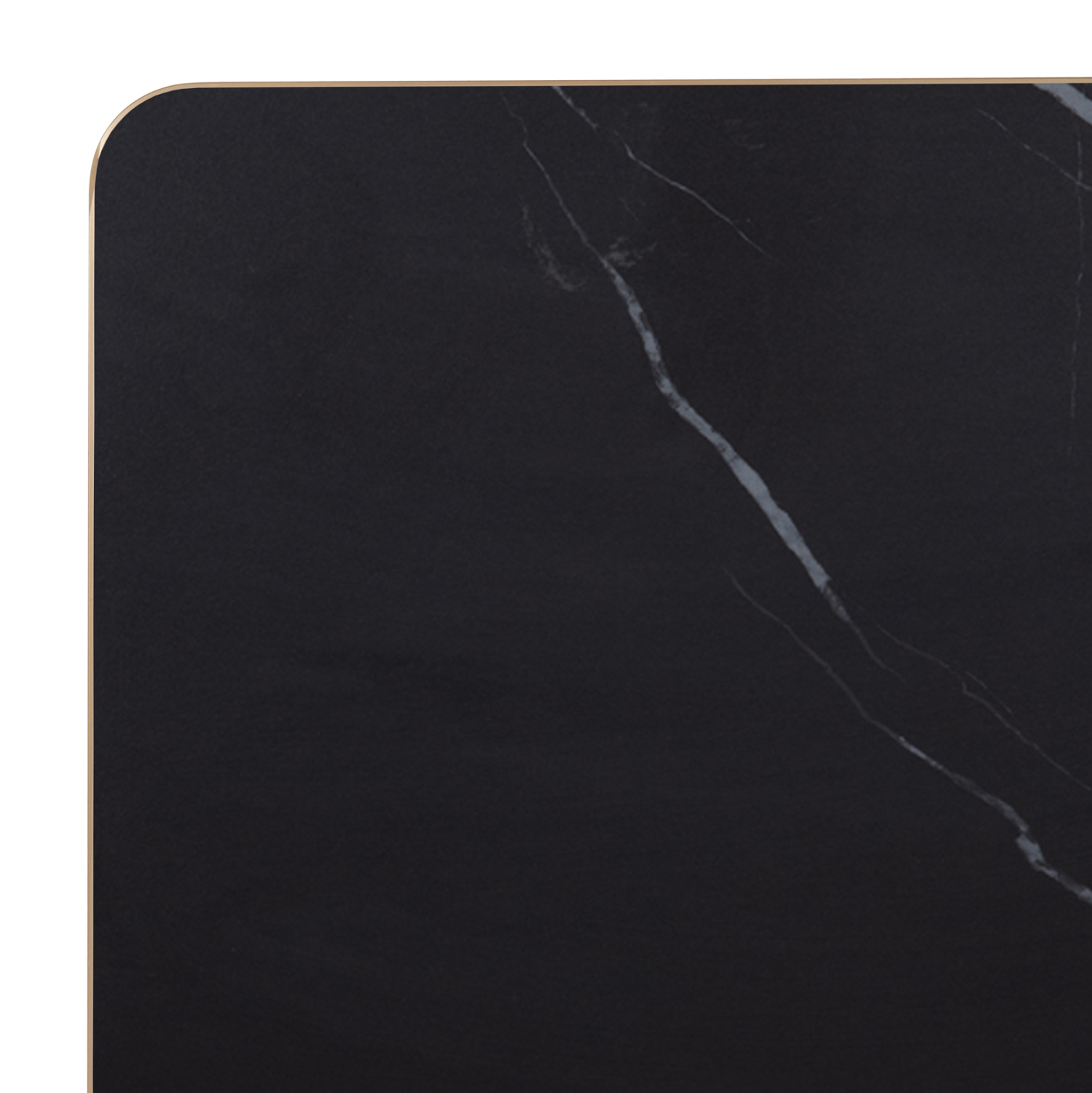 ΕΠΙΦΑΝΕΙΑ ΤΡΑΠΕΖΙΟΥ SINTERED STONE HM6655.13 BLACK MARBLE--ΠΛΑΙΣΙΟ ALU ΧΡΥΣΟ 80x80εκ. (x1) - Image 11