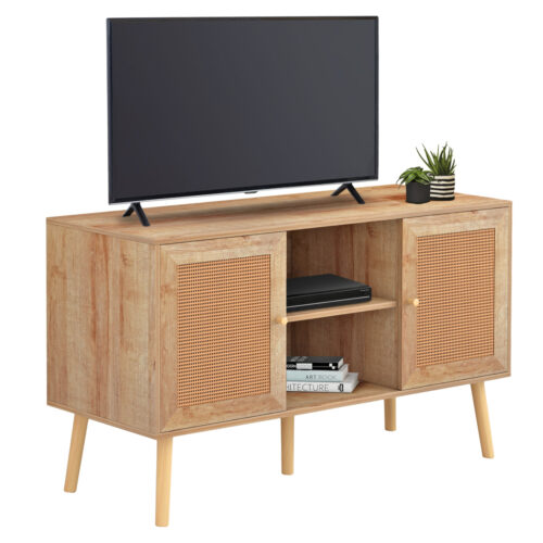 ΕΠΙΠΛΟ TV ΜΕΛΑΜΙΝΗΣ COLM ΜΕ ΠΟΡΤΕΣ RATTAN HM9223.11 ΣΕ ΧΡΩΜΑ ΦΥΣΙΚΟ 120x39x57Υεκ. (x1)