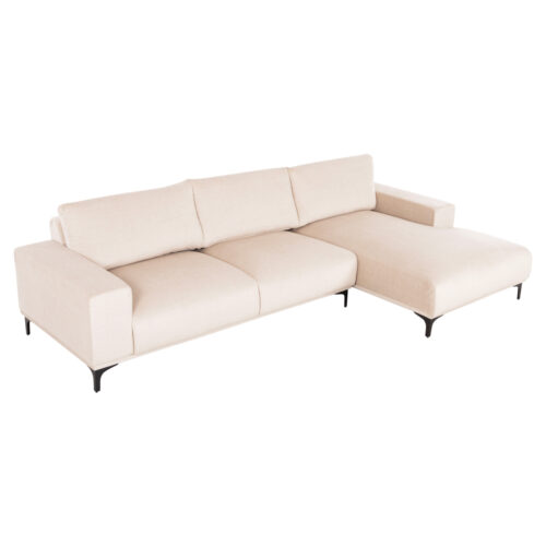 ΚΑΝΑΠΕΣ ΓΩΝΙΑ (ΔΕΞΙΑ) NOA HM3278.01R ΕΚΡΟΥ ΥΦΑΣΜΑ 288x90-157x67-80Υεκ. (x1)