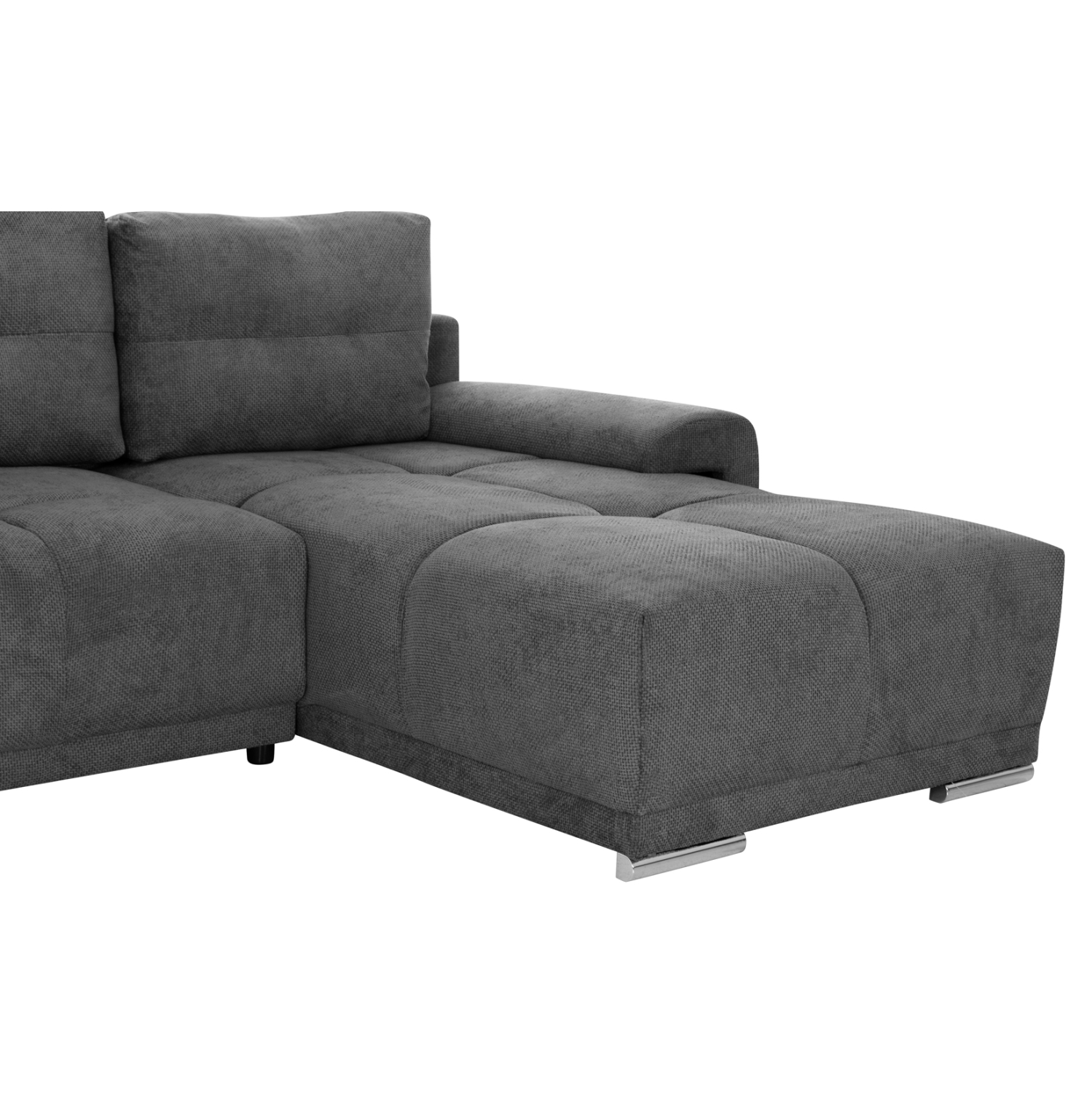 ΚΑΝΑΠΕΣ ΚΡΕΒΑΤΙ ΔΕΞΙΑ ΓΩΝΙΑ COMFYRA HM3336.01R ΓΚΡΙ ΥΦΑΣΜΑ 270x181x75Υεκ (x1) - Image 8
