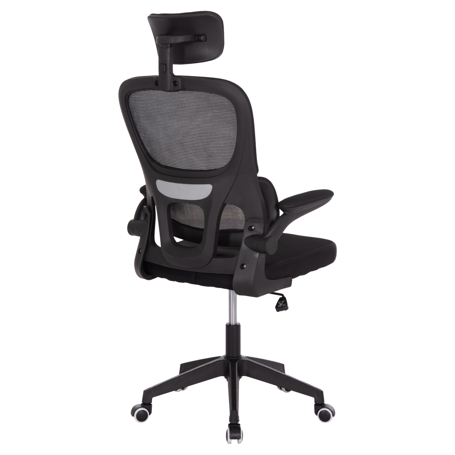 ΚΑΡΕΚΛΑ ΓΡΑΦΕΙΟΥ BASTON HM18236.01 ΜΑΥΡΟ MESH & PP ΣΚΕΛΕΤΟΣ 64x60x117-127Υεκ. (x1) - Image 5