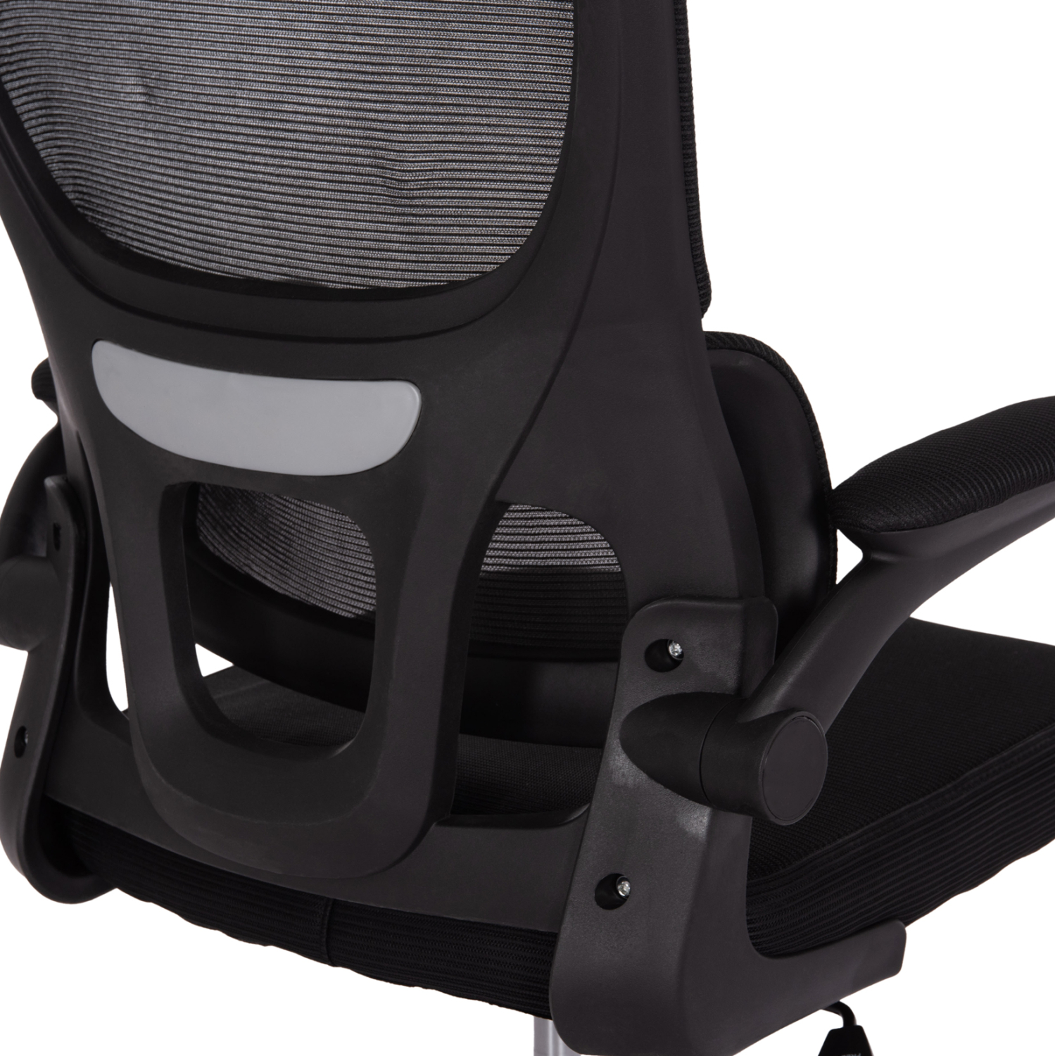 ΚΑΡΕΚΛΑ ΓΡΑΦΕΙΟΥ BASTON HM18236.01 ΜΑΥΡΟ MESH & PP ΣΚΕΛΕΤΟΣ 64x60x117-127Υεκ. (x1) - Image 9