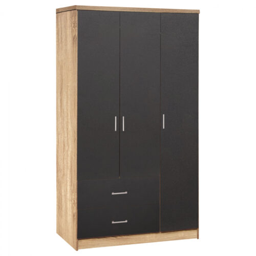 ΝΤΟΥΛΑΠΑ 3ΦΥΛΛΗ ME 2 ΣΥΡΤΑΡΙΑ CAESAR HM340.04 SONAMA ΜΕ ΓΚΡΙ 89x42,5Χ181εκ. (x1)