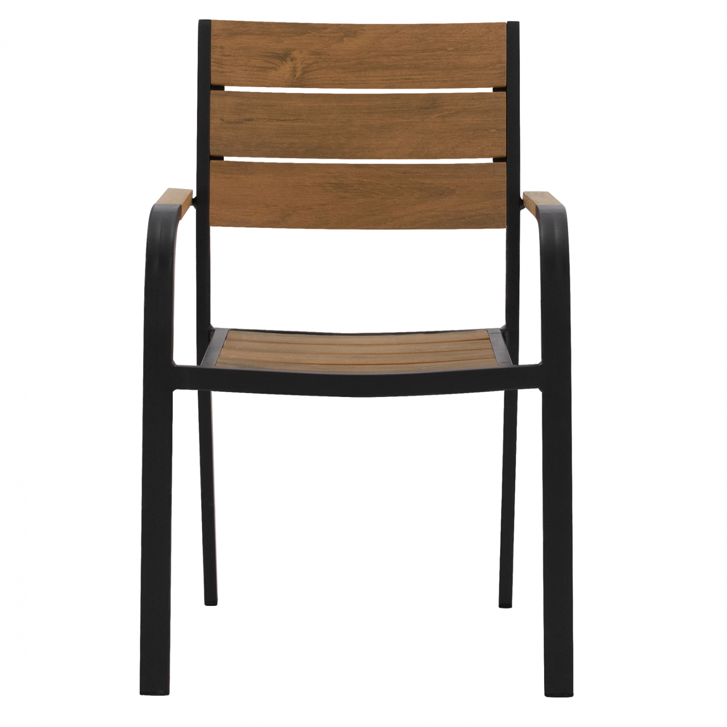 ΠΟΛΥΘΡΟΝΑ ΑΛΟΥΜΙΝΙΟΥ SAGA ΑΝΘΡΑΚΙ ΜΕ POLYWOOD HM5127.02 55x56x85Υεκ. (x1) - Image 3