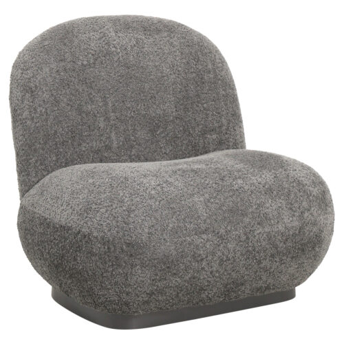 ΠΟΛΥΘΡΟΝΑ BEANY HM9591.01 ΓΚΡΙ ΜΠΟΥΚΛΕ ΥΦΑΣΜΑ 85x82x77Υ εκ. (x1)