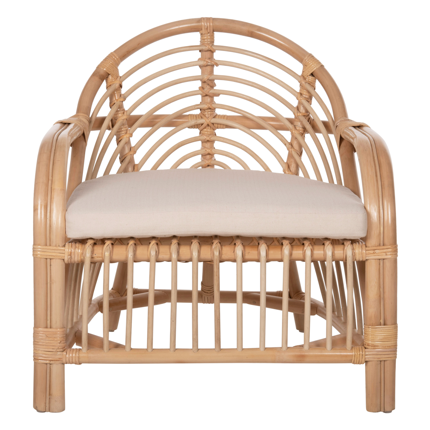 ΠΟΛΥΘΡΟΝΑ FEMUR HM9837 RATTAN ΣΕ ΦΥΣΙΚΟ- ΛΕΥΚΟ ΜΑΞΙΛΑΡΙ 72x66x75Υεκ. (x1) - Image 3