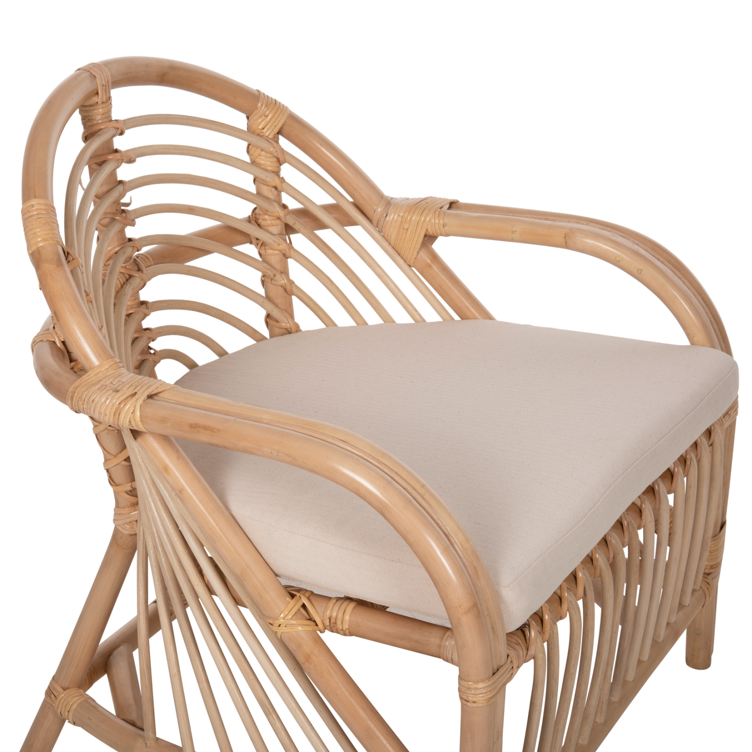 ΠΟΛΥΘΡΟΝΑ FEMUR HM9837 RATTAN ΣΕ ΦΥΣΙΚΟ- ΛΕΥΚΟ ΜΑΞΙΛΑΡΙ 72x66x75Υεκ. (x1) - Image 7