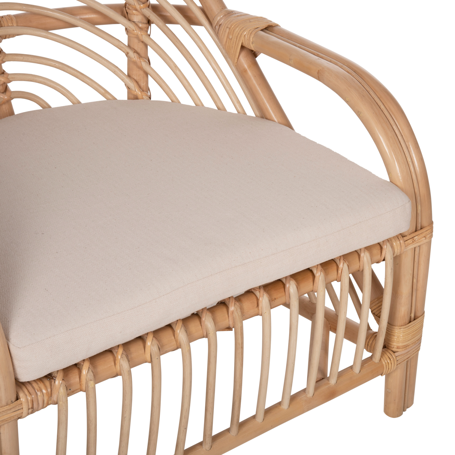 ΠΟΛΥΘΡΟΝΑ FEMUR HM9837 RATTAN ΣΕ ΦΥΣΙΚΟ- ΛΕΥΚΟ ΜΑΞΙΛΑΡΙ 72x66x75Υεκ. (x1) - Image 8