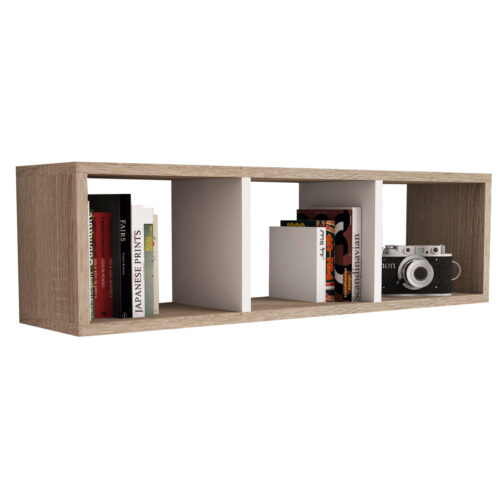 ΡΑΦΙΕΡΑ ΤΟΙΧΟΥ ΜΕΛΑΜΙΝΗΣ SONAMA & ΛΕΥΚΟ CLASSIKER HM9228.12 90x22x25,6Υ εκ. (x1)
