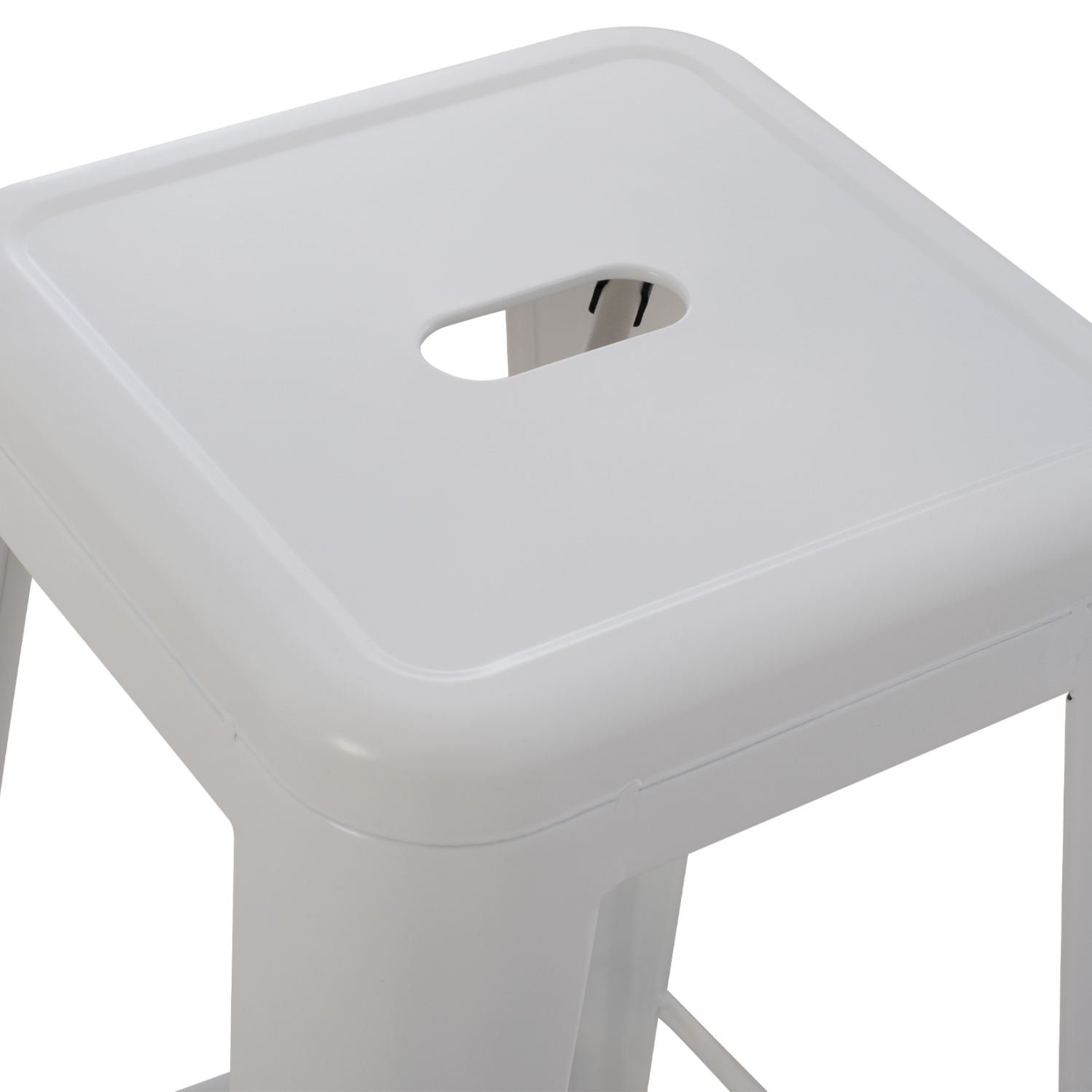 ΣΚΑΜΠΟ BAR MELITA HM8642.21 ΜΕΤΑΛΛΙΚΟ ΣΕ ΛΕΥΚΟ ΜΑΤ 43x43x78Υεκ. (x1) - Image 11