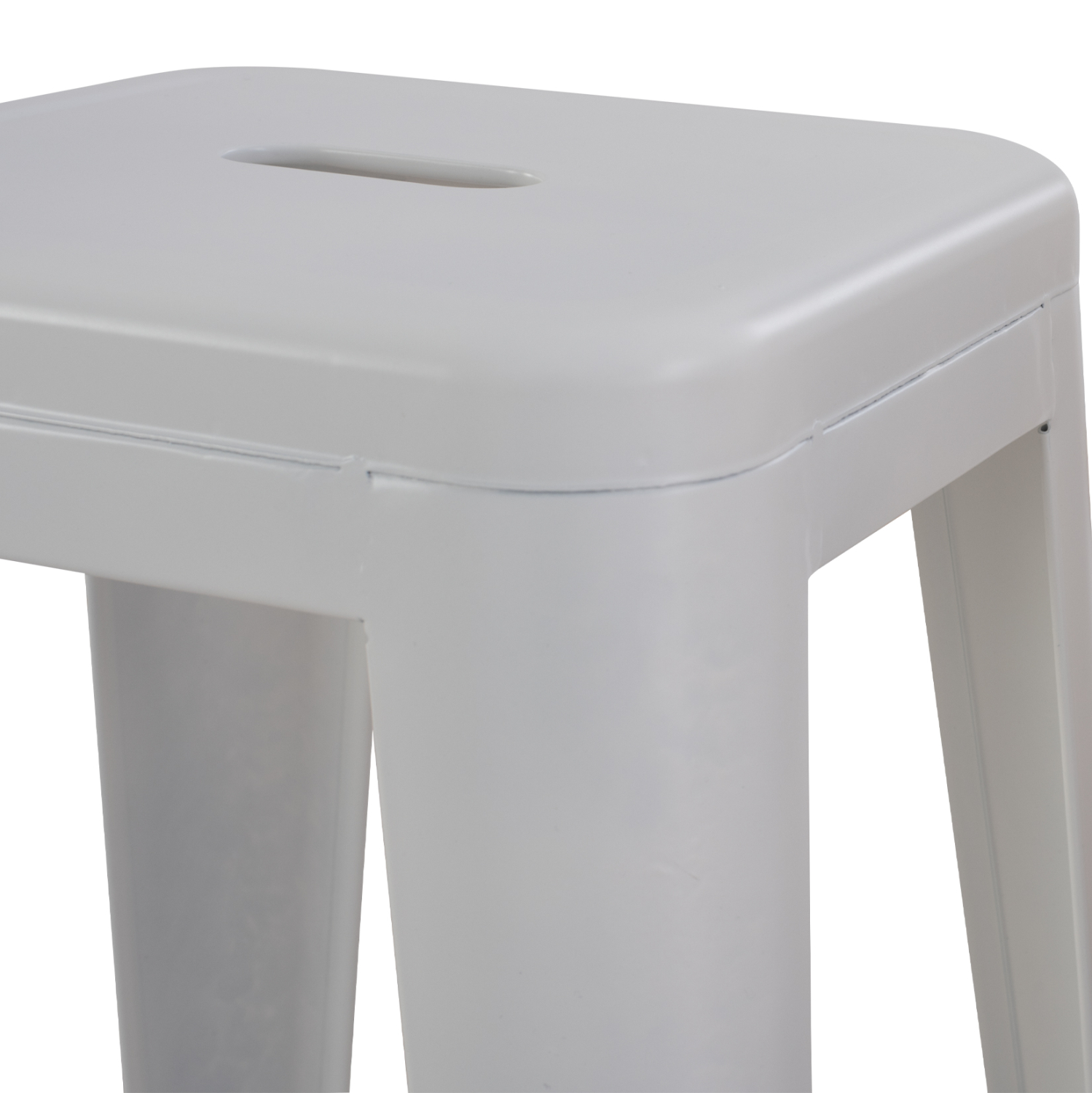 ΣΚΑΜΠΟ BAR MELITA HM8642.21 ΜΕΤΑΛΛΙΚΟ ΣΕ ΛΕΥΚΟ ΜΑΤ 43x43x78Υεκ. (x1) - Image 13