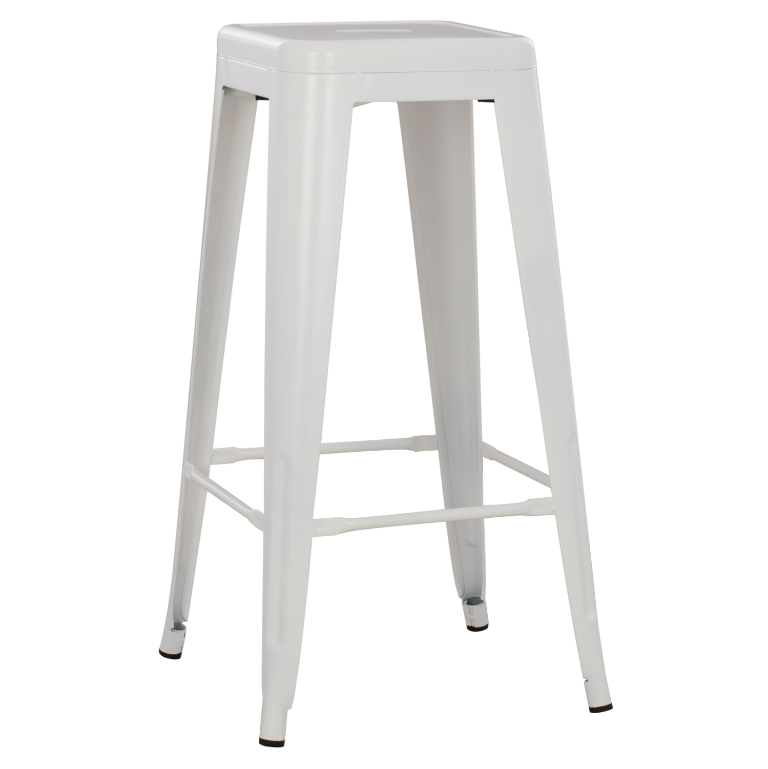 ΣΚΑΜΠΟ BAR MELITA HM8642.21 ΜΕΤΑΛΛΙΚΟ ΣΕ ΛΕΥΚΟ ΜΑΤ 43x43x78Υεκ. (x1)