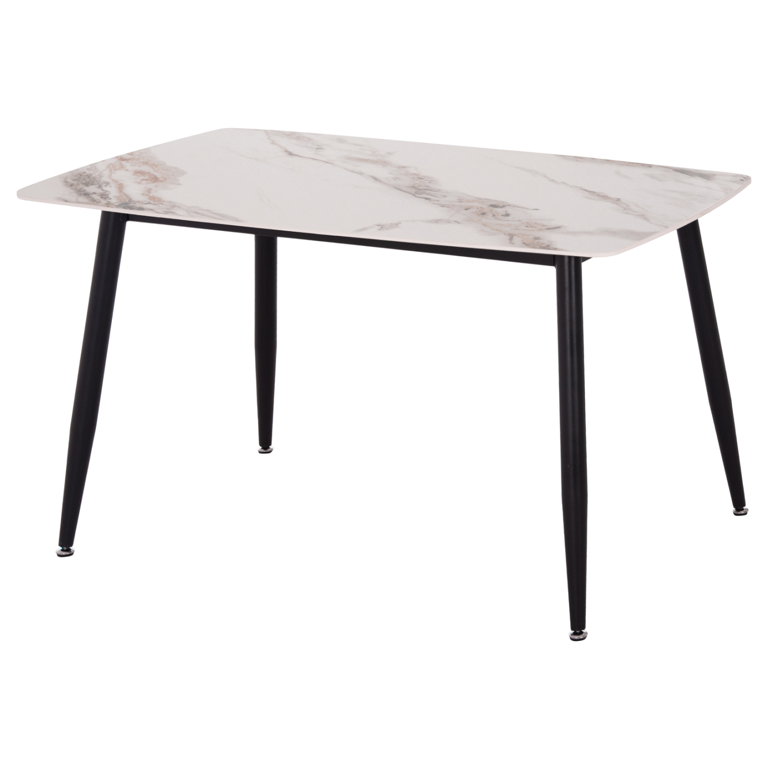 ΤΡΑΠΕΖΙ RAVEN HM9854.04 ΚΕΡΑΜΙΚΟ TOP ΜΕ ΟΨΗ ΜΑΡΜΑΡΟΥ τ.CALACATTA 120x70x73Υεκ. (x1) - Image 4