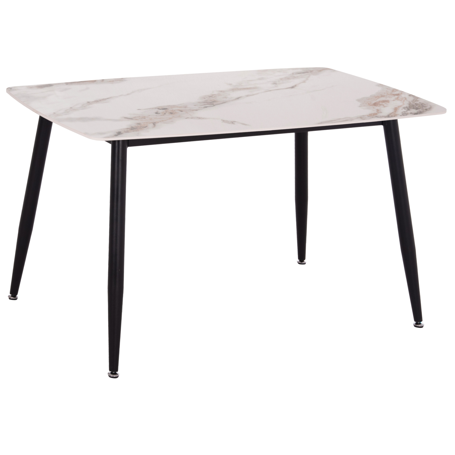 ΤΡΑΠΕΖΙ RAVEN HM9854.04 ΚΕΡΑΜΙΚΟ TOP ΜΕ ΟΨΗ ΜΑΡΜΑΡΟΥ τ.CALACATTA 120x70x73Υεκ. (x1)