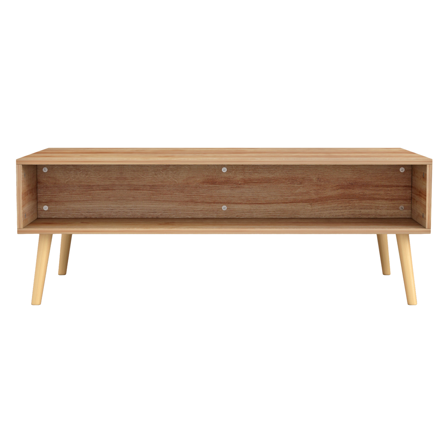 ΤΡΑΠΕΖΙ ΣΑΛΟΝΙΟΥ ΜΕΛΑΜΙΝΗΣ COLM RATTAN HM9224.11 ΣΕ ΦΥΣΙΚΟ ΧΡΩΜΑ 110x59x39,5Yεκ. (x1) - Image 5